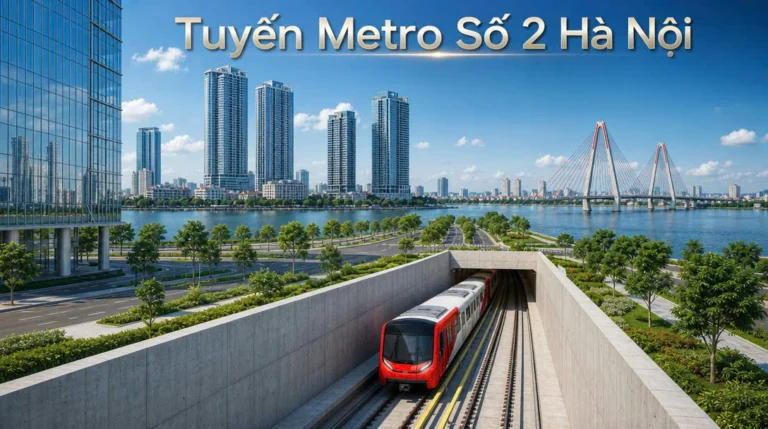 Lõi di sản và mạch đập hạ tầng tương lai: Tuyến Metro số 2 và cầu Tứ Liên định hình lại giá trị tư dinh Tây Hồ Tây như thế nào?